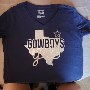 Girls Navy Blue T-Shirt